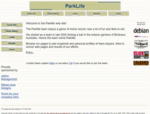 Tablet Screenshot of parklife.jethromanagement.biz